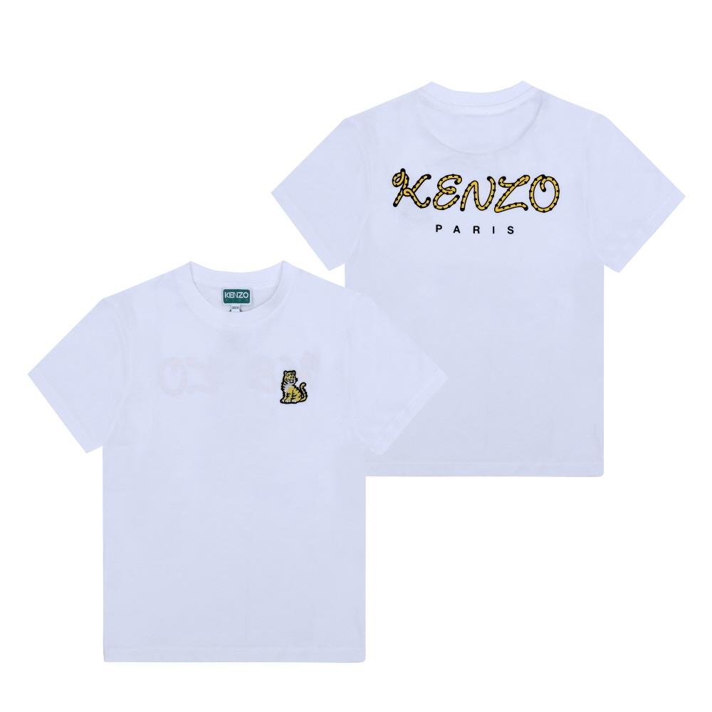 

Kenzo Kids ShorT Sleeve T shirT koTora Tiger K61700 K61700 10P (10A)