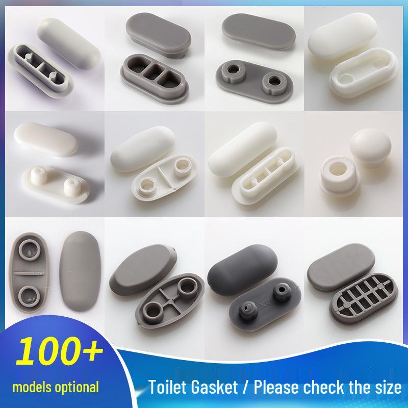 Toilet Seat Cushion: Anti-slip Shock Absorbing Silent Rubber Pads