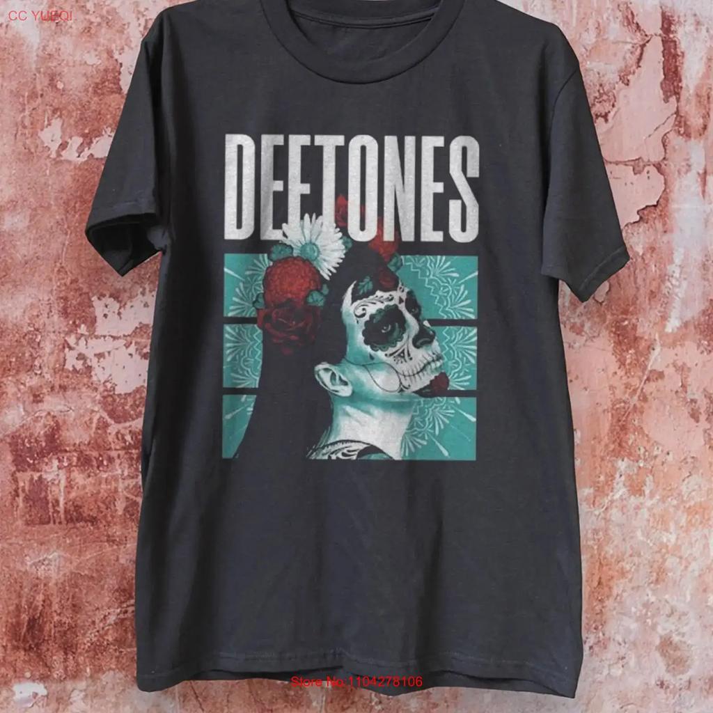 Deftones enthüllen 2025 Dia De Los Schwarzes T-Shirt Größe S 5XL Vintage Mode Unisex Bequem Streetwear