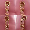CHANEL Chain tote Tote Bag COCO Mark Long shoulder pink Calfskin Women Used
