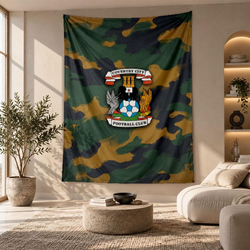 Decorative Tapestry,Coventry City Football Printed Wall Art, Lightweight Wall Hanging For Bedroom Background