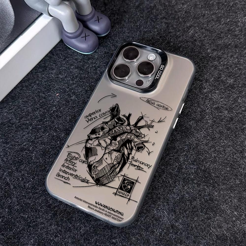 Painted Phone Case for iPhone 11 14 15 16 iPhone 17 11 12 13 for 17 14 15 16 Pro14 15 16 Pro Max for Samsung S25 Ultra S24 S25 A36 A56 A16 Hard Cover