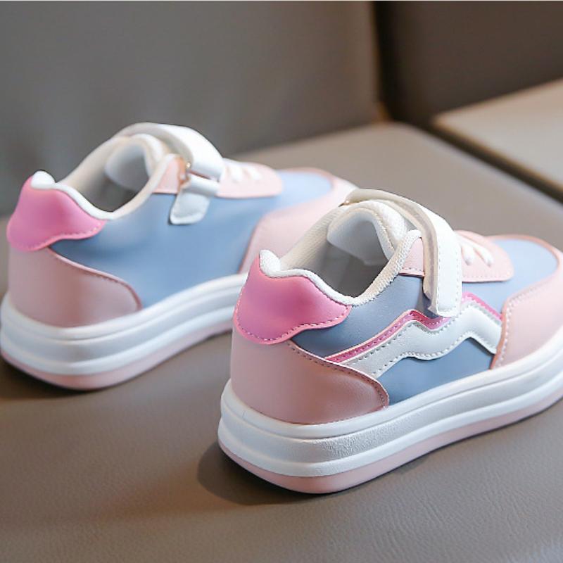 Kid Shoe Child Sports Shoes Girl Low Top Board Shoe Soft Soled Casual Shoes Non Slip Leather Running Shoe Zapatillas De Deporte