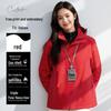 Custom Logo Waterproof Down Jacket - Thick Cotton Shell for Autumn/Winter Workwear