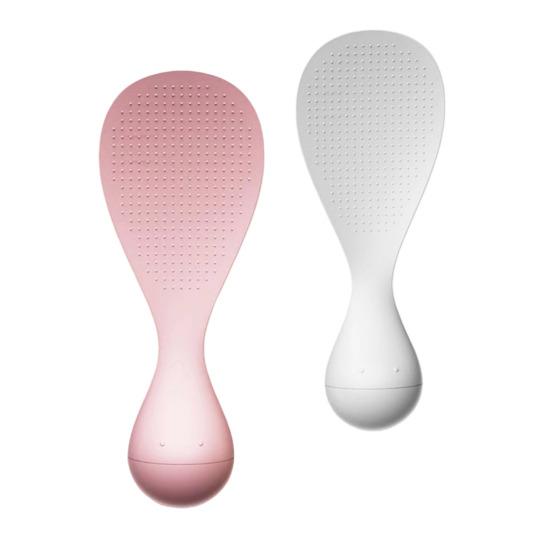 Standing Rice Spatula, Non Stick Rice Paddle for Rice Cooker, Wobble Free Food Grade Heat Resistant Rice Serving Utensil