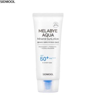 Pelle sensibileSIDMOOL Melabye Aqua Mineral Sun Lotion 50+ PA++++ 50gprotezione solare