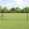 vidaXL Hexagonal Fence Grey 0.6x10 M Steel 3352769