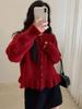 Korean Style Lace-Trim Knit Cardigan for Women - Soft, Fluffy, and Loose Fit for Spring and Autumn