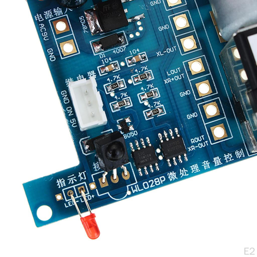 Potentiomètre motorisé de préampli à 9 contrôles de volume de haute qualité