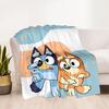 Bluey Bingo Adventure Blanket Ultra-Soft Suitable for Seaside Couch Livingroom for All Occasions Modern Ideal Gift for Friends Family Couples Picnic
