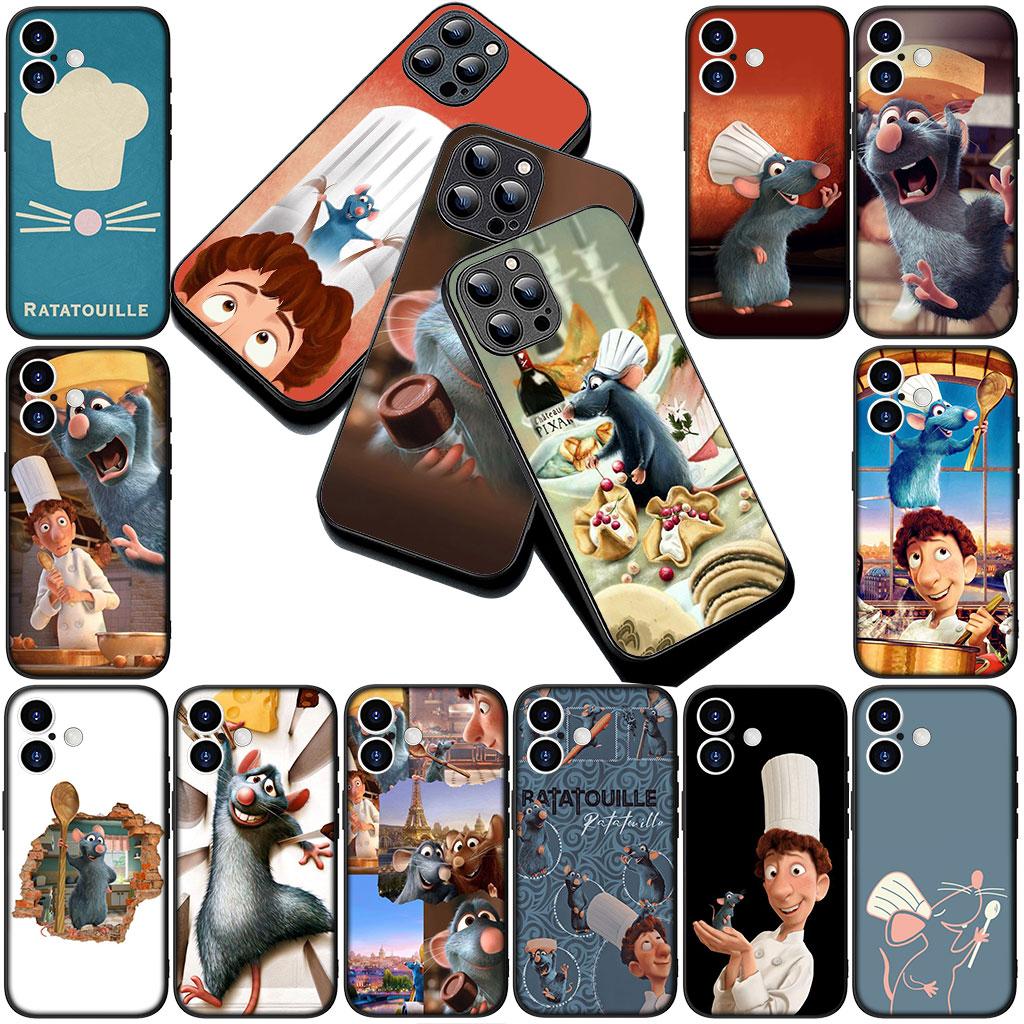 Cover Anime Girl Remy Ratatouille Phone Case for Apple iPhone 17 Air 12 13 Pro Max Mini ProMax 7 + 8 Plus Casing