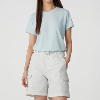Women S Hiking ShorT Sleeve Round T ShirT jkTcm25302gmi