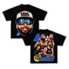“Chef Curry” Team USA Vintage Boxy Tee Shirt Oversized T-shirt Streetwear Y2k