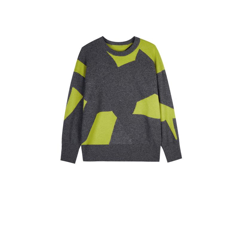 LESS Women's Wool Cashmere Blend Pullover Sweater