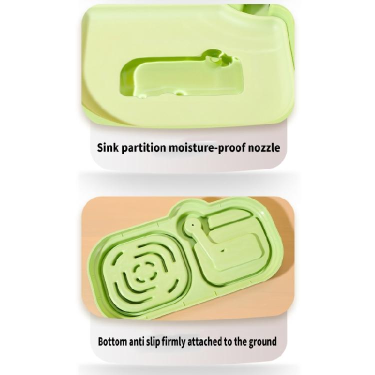 Pet Double Bowl Slow Feeder for Food & Water Feeding Chock Proof Dog Feeding Bowl Cats Water Food Feeder Treat Dishware
