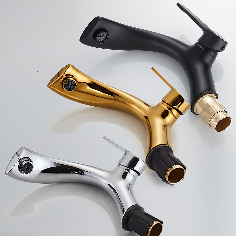 BAKALA Modern Washbasin Design Bathroom Faucet Mixer Waterfall  Hot and Cold Water Taps for Basin of Bathroom F-6141-1