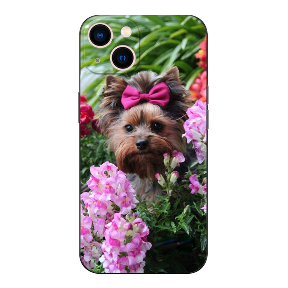 Black Tpu Case For Realme 2 3 3i 5i 5s 6s 7i 6 7 8 8i pro 4g 5g cover Yorkshire Terrier Dog