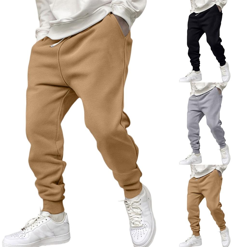 Men'S Sports Pants Running Pants Outdoor Pocket Work Pants Casual Pants