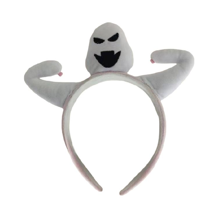 Заколка для челки Креативная повязка-призрак Забавная повязка на голову для умывания лица макияжа