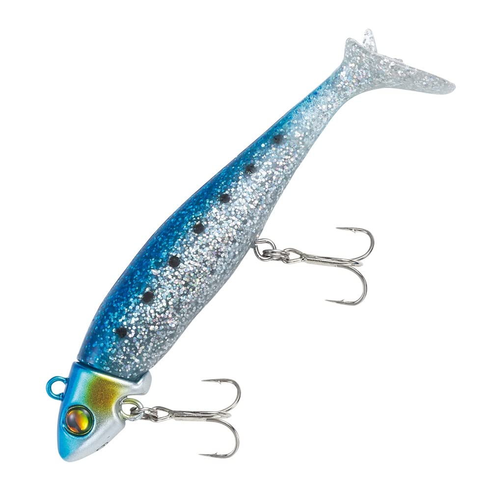 Alpha Tackle Головка jig-головка с твистером Crazy Jig Head Swimmer 23г #01 Сардина 23g