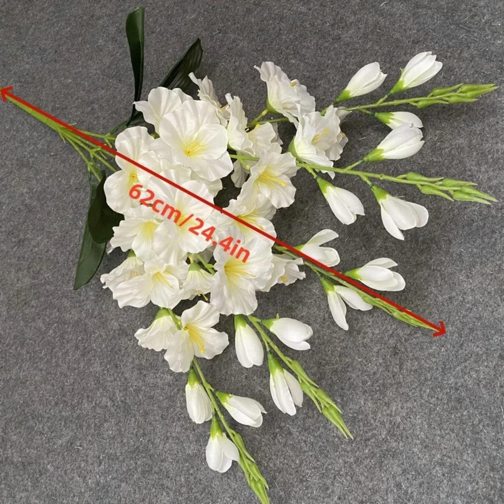 62cm Artificial Gladiolus Flowers DIY Fake Flowers Artificial Hyacinth Violet Flower  Home Decor