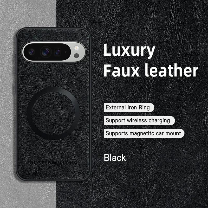 For Magsafe Phone Cases For Google Pixel 7 8 9 Pro XL Magnetic Wireless Charging Covers For Pixel 9A 8A 7A Phone Accessories