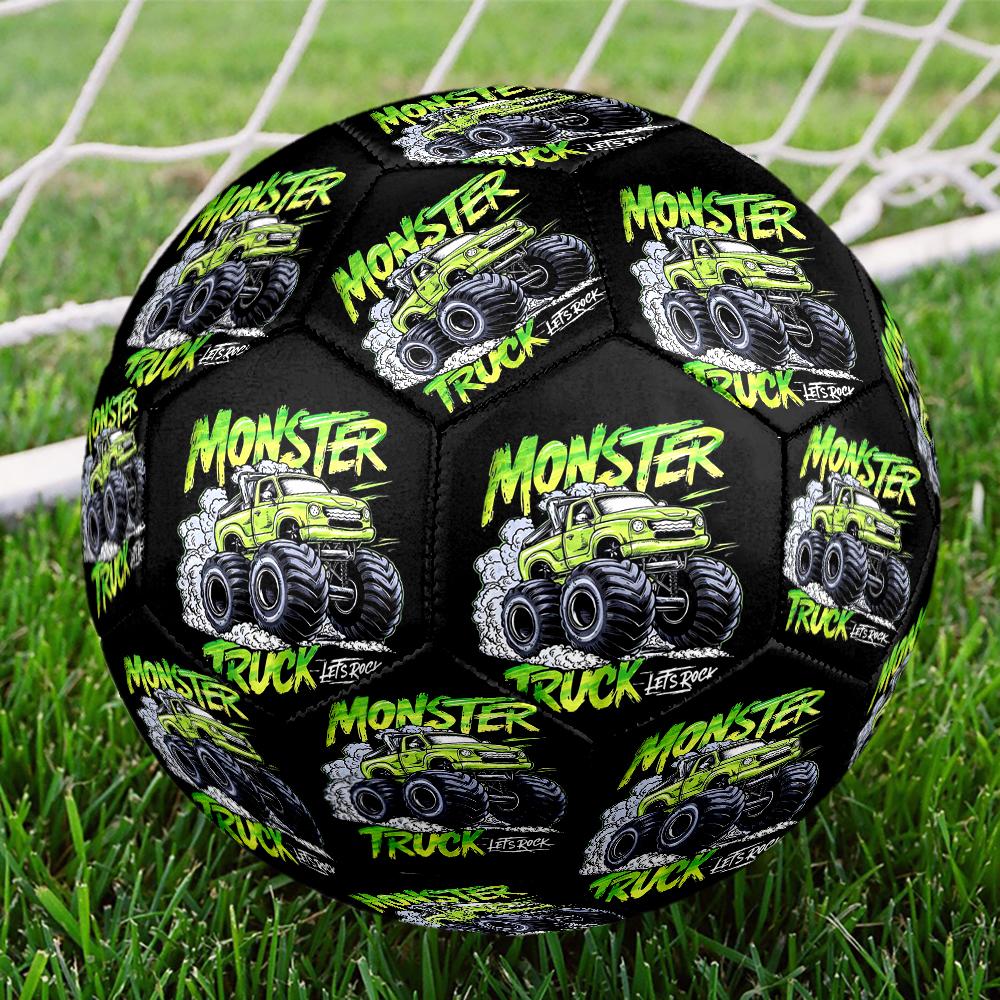 Truck Theme Size 5 Soccer Ball, Suitable for Both Indoor and Outdoor Matches, a Gift Suitable for Everyone.