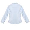 Sommermode Damen Lässige Langarm-Tops Weiches Jeans-Denim Langarmhemd Tops Bluse Jacken Femenino Camisas De Mujer
