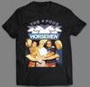 T-shirt Vintage The Four Horsemen Uomo Nera Unisex Tutte le Taglie
