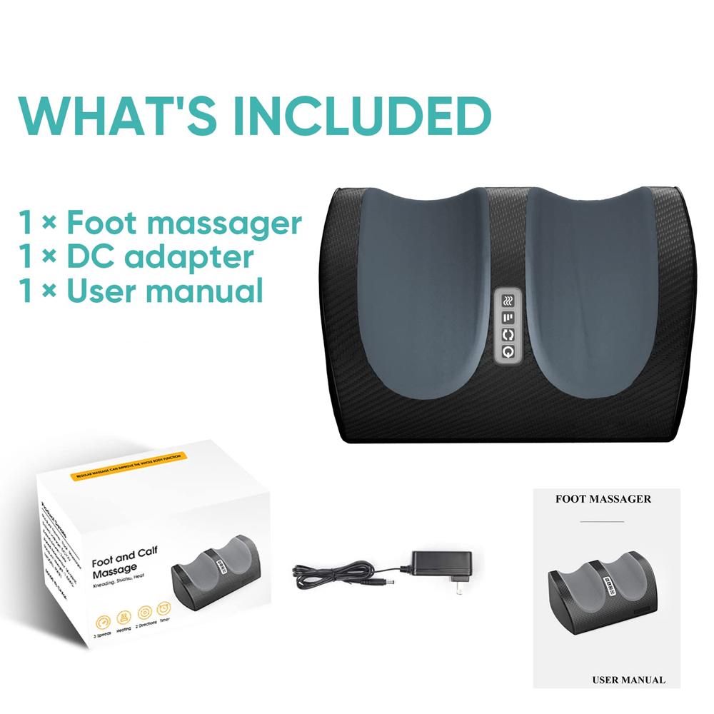 Foot MassagingTool Machine Shiatsu Foot Electric Calf MassagingTool With Heat Rolling Massage For Muscle Relaxation