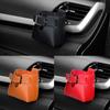 Car Storage Bag Air Vent Dashboard Tidy Hanging Leather Organizer Box Glasses Phone Holder Storage Organizer Car Accessories