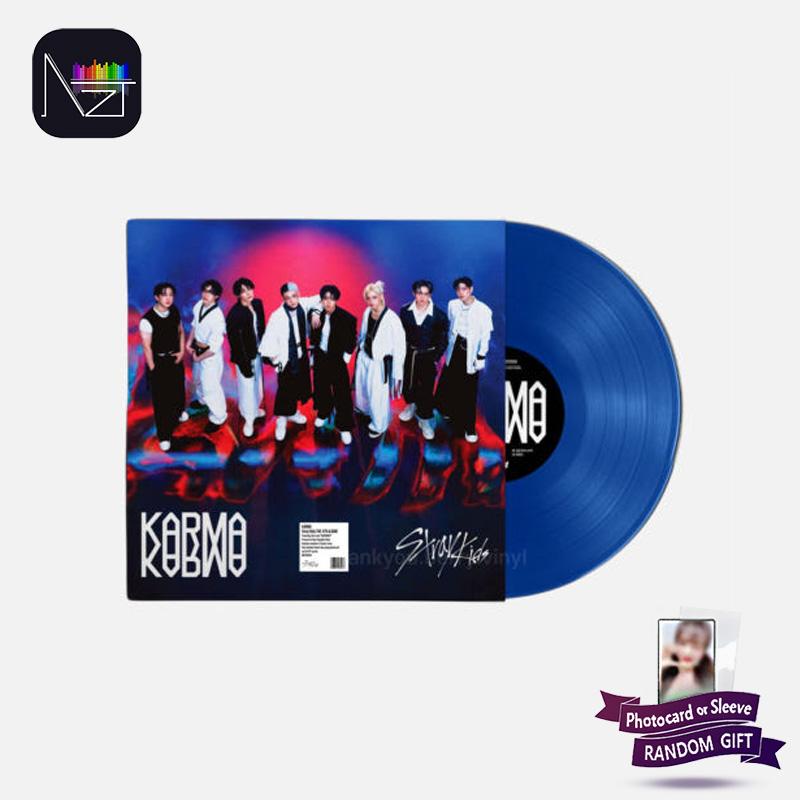 [PŘEDOBJEDNÁVKA] Stray Kids – 4. plnohodnotné album [KARMA] LP (Modrá barva / Fotokarta)