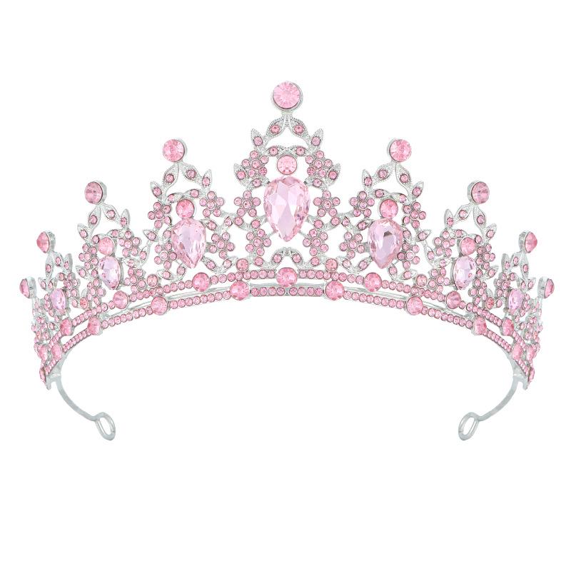 European Crystal Crown Bridal Headband Hair Accessories