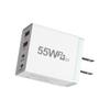 PD Quick charger 55W fast Wall charger plug For AU/EU/UK/US mobile phone charger Type-c or USB Universal Home office USB C