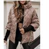 Autumn and Winter, New Styles, Fashion, Hooded Jacket, Loose Long Sleeved, Patchwork, Cotton, Jacket, Outerwear, Women's