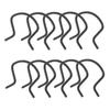 TOPPERFUN 10 Pieces Universal Car Window Handle Retainer Clip Metal