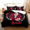 Colombian Reggaeton Icon Karol G Mañana Será Bonito Pink Angel Bichota Album Collage Bedding Set 1 Duvet Cover + 2 Pillowcases