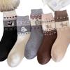 Cartoon Wool Socks Children'S Tube Socks Season Thickened Warm Flocking Retro Puppy Stockings