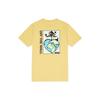 Vans Solid Color Illustration Smiley Print Loose Short Sleeve T-Shirt Women Tops Wine-Yellow VN0A7YHXY7O