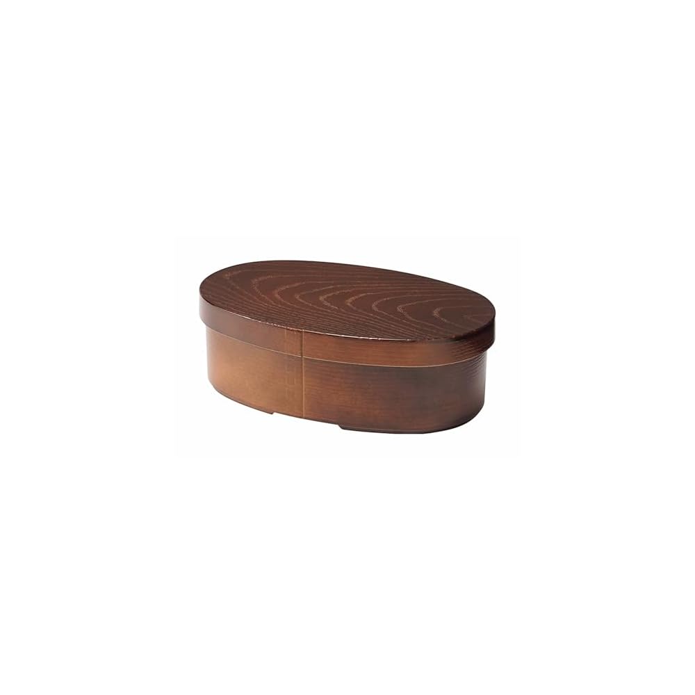 Kakusei Bento Box, Magewappa Style, Oval Shape, 500ml, Dishwasher Safe, Microwave Safe, Includes