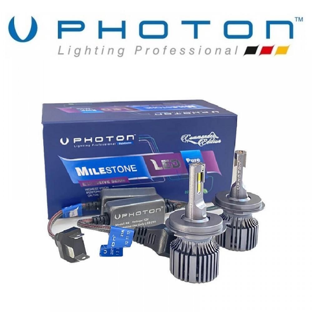 

H4 PHOTON MILESTONE Led Xenon Oto Ampul Plus 3 Beyaz