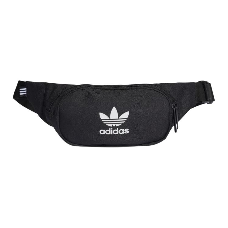 New Adidas Originals Polyester Crossbody Bag, Sling Bag, Fanny Pack Unisex Pure Black DV2400