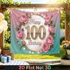 Red Floral Photo Backdrop 1pc - Polyester Background