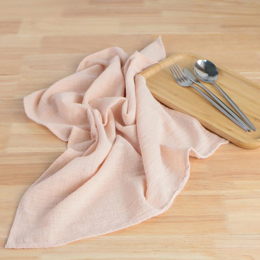 4PCS 45X60CM Large Size Gauze Cotton Napkins,Reusable Kitchen Dining Placemats,Customized Dinner Table Rustic Wedding Decor