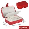 Portable Travel Girl Jewelry Storage Box, Necklace, Ring and Earring Storage Box, Double-layer Home Accessory Box, Jewelry Box