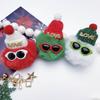 Fabric Christmas Love Fur Hat Sunglasses Fur Doll