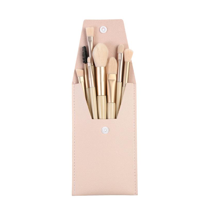 

Новые 8 мини-кистей для макияжа, портативный набор кистей для макияжа с мягкой щетиной, косметические инструменты, кисть для тональной основы, рассыпчатая кисть для пудры, кисть для теней для век