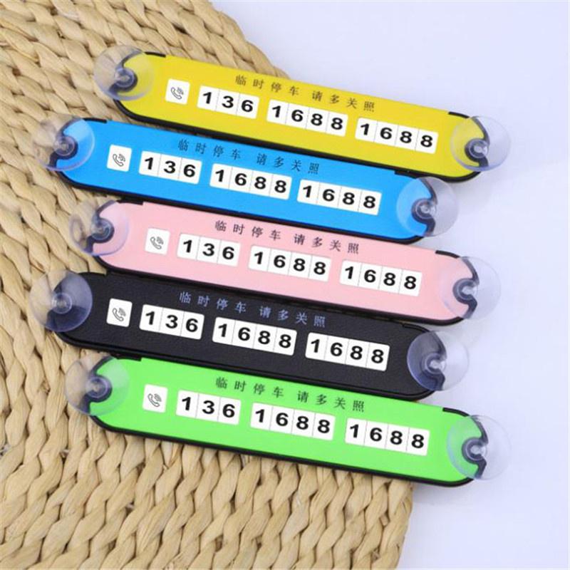 Buy Car Temporary Parking Plate Card Phone Number Plate Stop Sign at ...