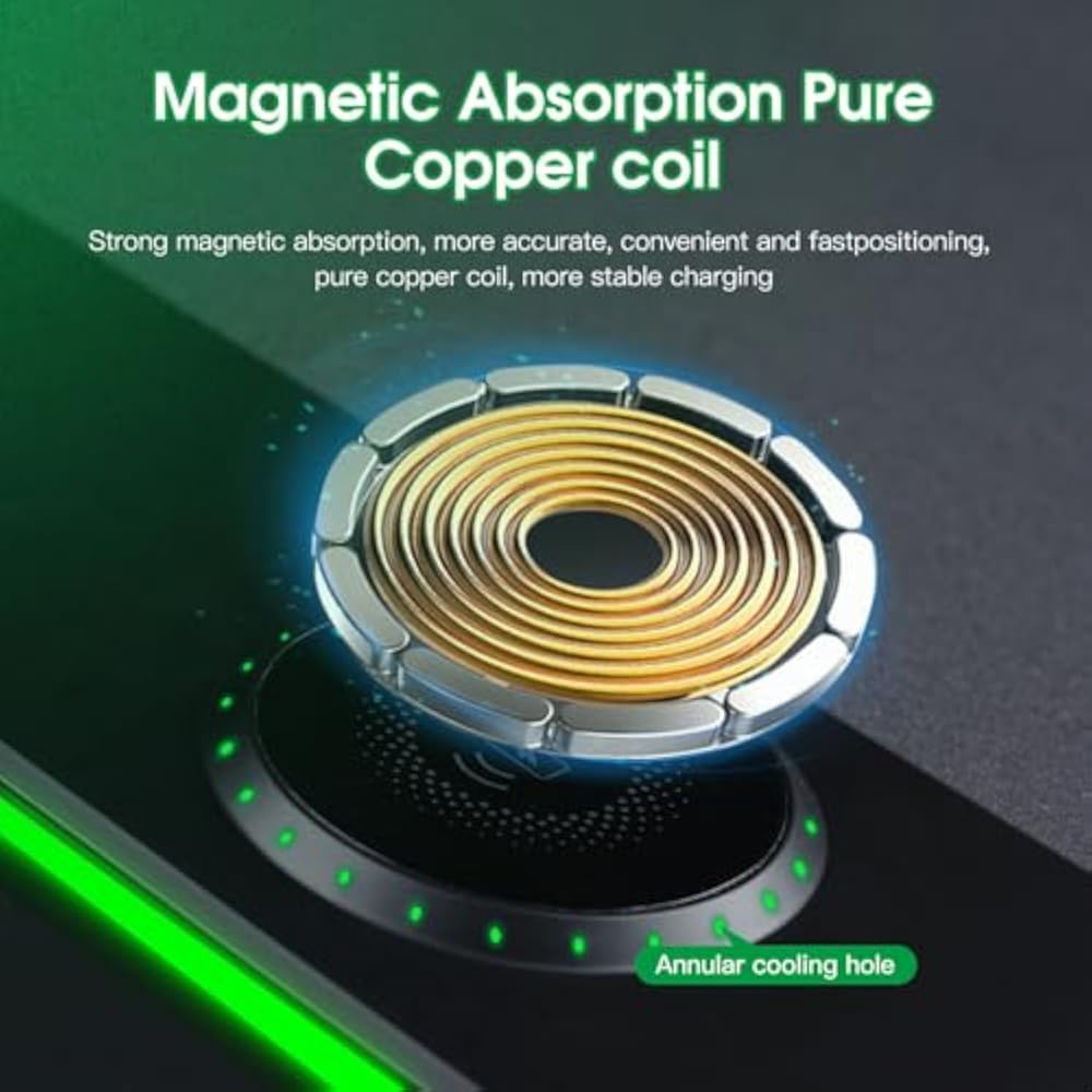 Large color gaming pad power mat color gaming mat with 15W charging for mobile phones, headphones...