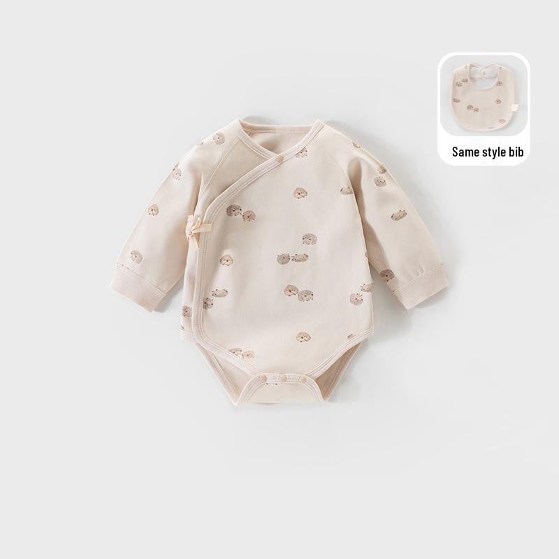 Newborn Unisex Cotton Long Sleeve Romper for Spring & Autumn 66 cm